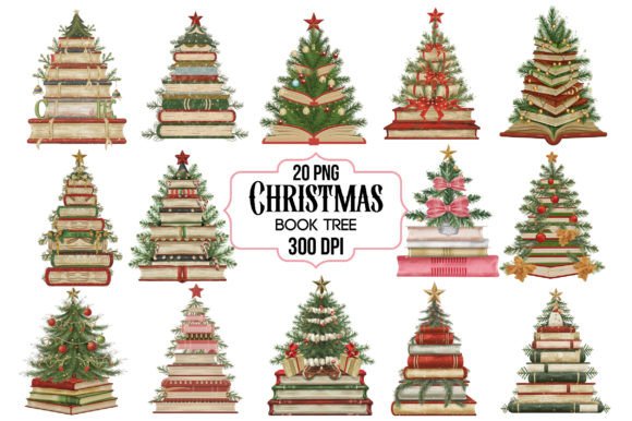 Christmas Book Tree Sublimation Bundle: Illustrations Review