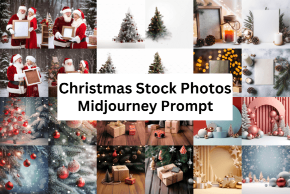 Christmas Stock Photos: AI Prompts for Illustrations