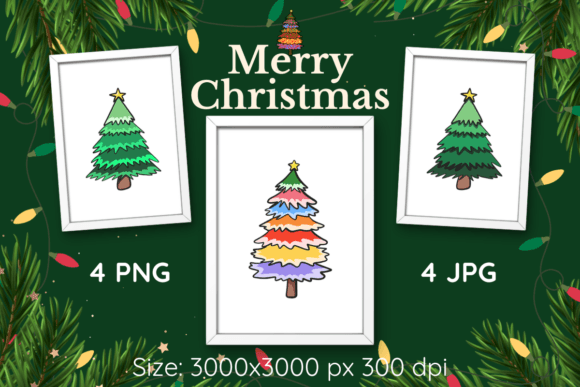 Christmas Tree Clipart: Elevating Illustrations