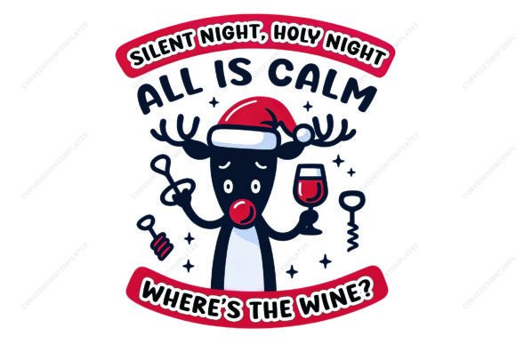 Funny Reindeer Christmas Sublimation: Illustrations Review