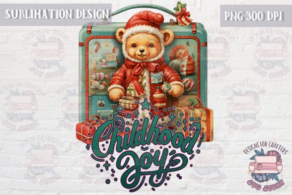 Retro Christmas PNG Sublimation Joy Illustrations