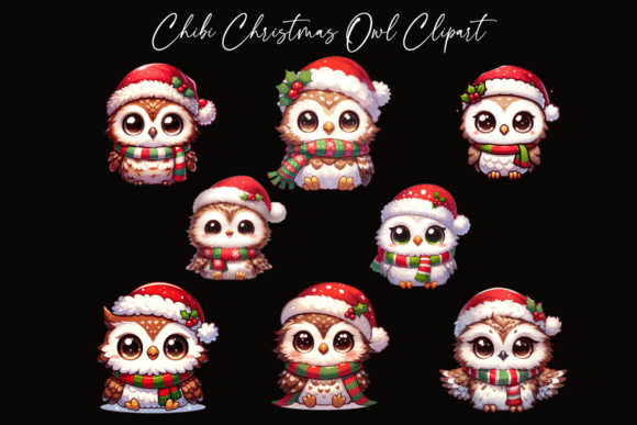 Reviewing Christmas Chibi Owl Clipart for Embroidery