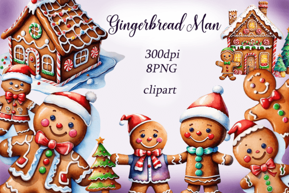 Reviewing Christmas Gingerbread Man Clipart Illustrations