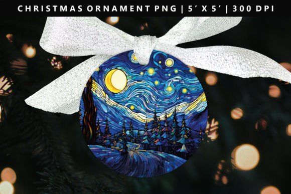 Starry Night Ornament: Illustrations for Branding